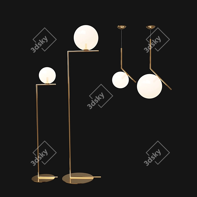 Modern Lighting Collection: IC Lights 3D model image 2