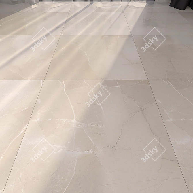 Elegant Marble Floor 55 3D model image 1