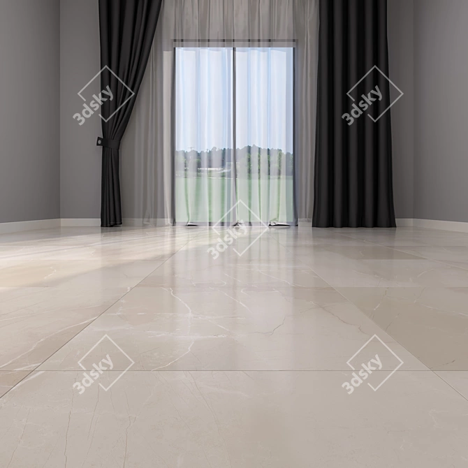 Elegant Marble Floor 55 3D model image 2