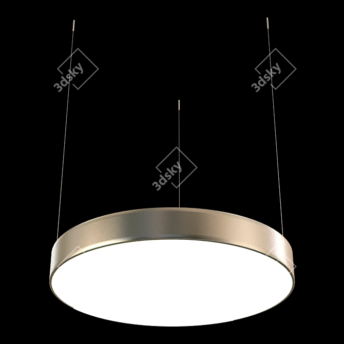 Luchera LED Designer Chandelier 3D model image 1