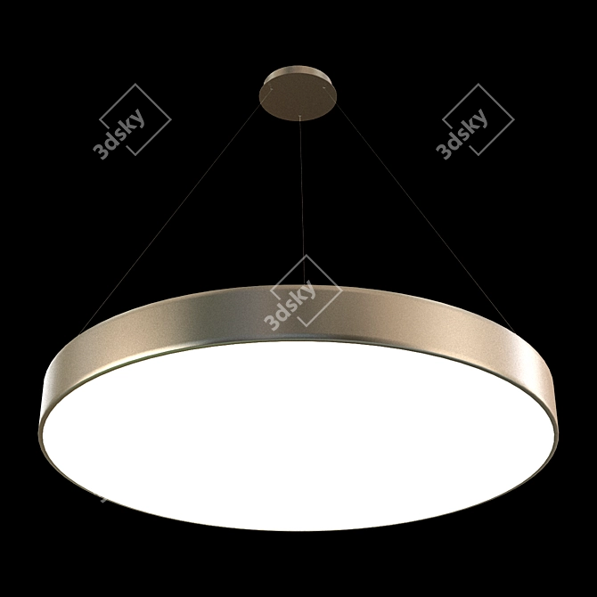 Modern LED Designer Chandelier 3D model image 1