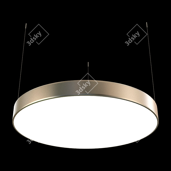 Modern LED Designer Chandelier 3D model image 1