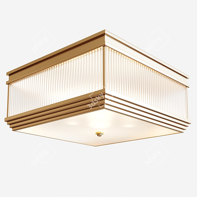 Eichholtz Marly Ceiling Lamp 3D model image 3