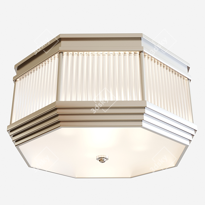 Elegant Eichholtz Ceiling Lamp 3D model image 2