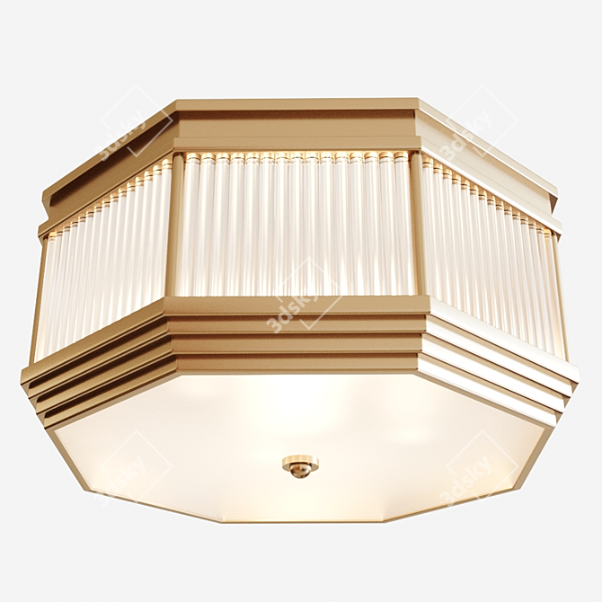 Elegant Eichholtz Ceiling Lamp 3D model image 3