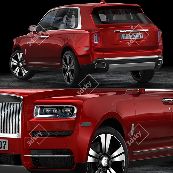 Luxury Rolls-Royce Cullinan replica 3D model image 2
