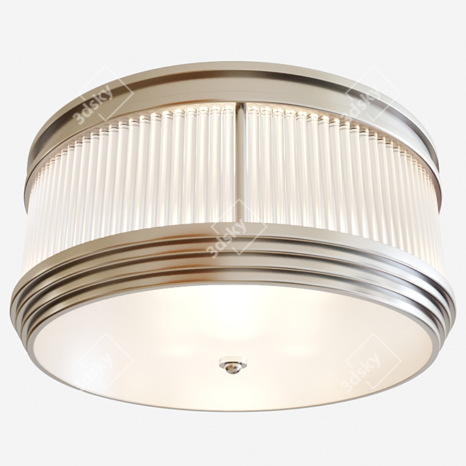 Elegant Eichholtz Rousseau Ceiling Lamp 3D model image 3