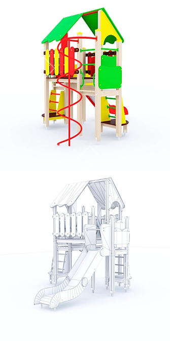 XIL 5114: Innovative Kids Playground 3D model image 3