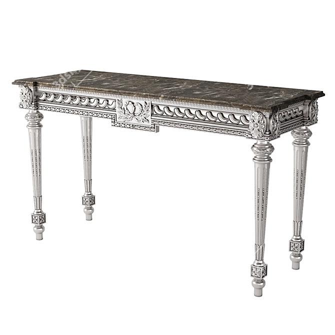 Romano Home Giovanna Console: Handcrafted Elegance 3D model image 2