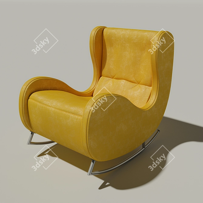 Bill - Arte M Rocking Chair 3D model image 1