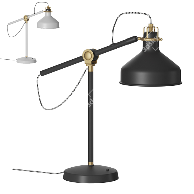 Modern Ikea Ranarp Pendant Light 3D model image 1