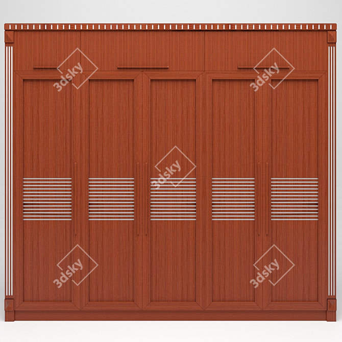 Timeless Elegance: Classic Wardrobe 3D model image 1