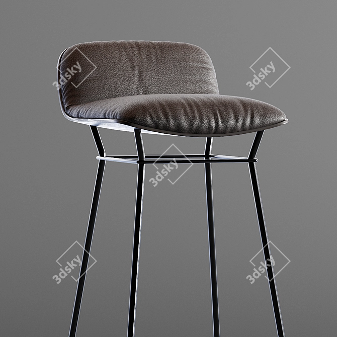 Elegant Freifrau Armchair-Garden Connections 3D model image 2