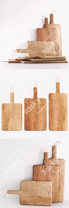 Eva Solo Nordic Kitchen Cutting Boards - Versatile & Stylish 3D model image 2