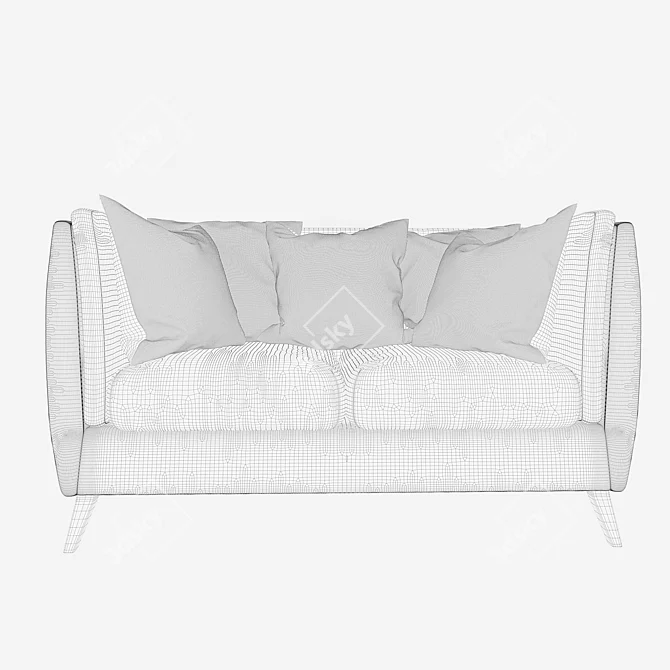 Karmen 2 Sofa: Quality Ukrainian Craftsmanship 3D model image 3