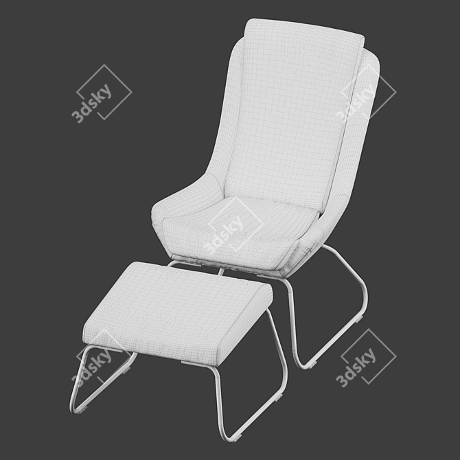 Kerstin Resting Chair: Comfort Elevated 3D model image 3