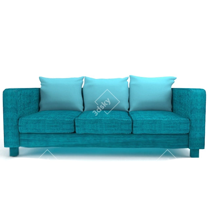 Modern Comfort: The Ultimate Sofa 3D model image 1