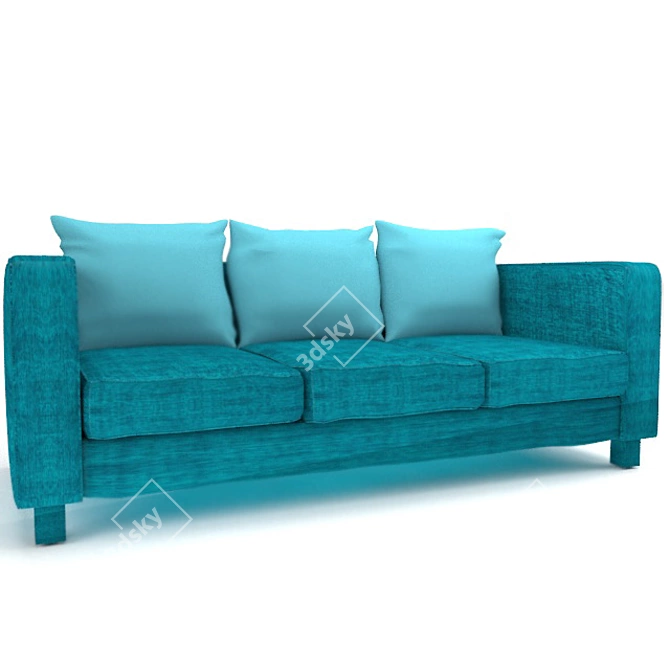 Modern Comfort: The Ultimate Sofa 3D model image 2