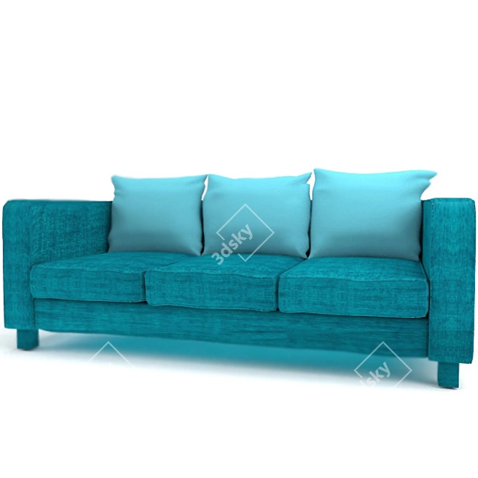 Modern Comfort: The Ultimate Sofa 3D model image 3