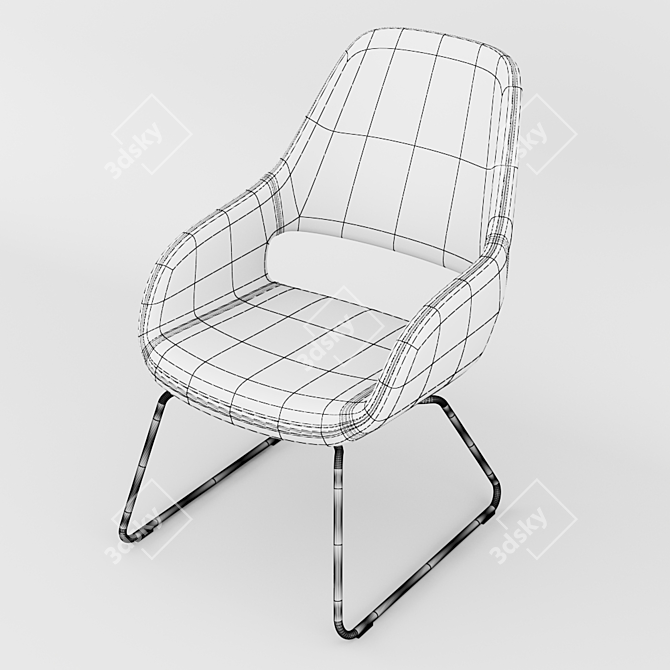 Babila Comfort 2749 - Stylish ArmChair 3D model image 3