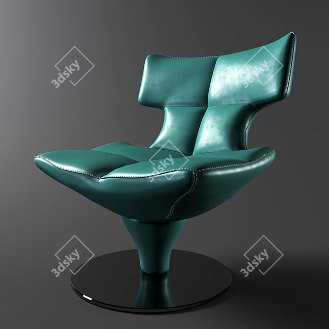 Harley Lounge Chair 3D model image 1