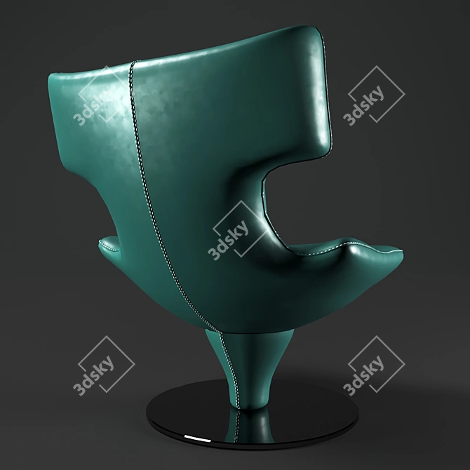 Harley Lounge Chair 3D model image 2