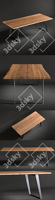 Modern Yukon Dining Table 3D model image 2