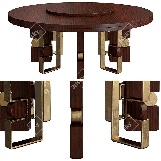 SMANIA Rodrigo Modern Style Table 3D model image 1