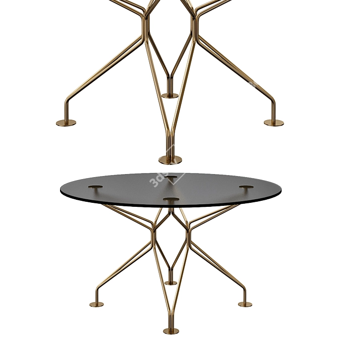 Modern Kali Table by Tonin Casa 3D model image 1