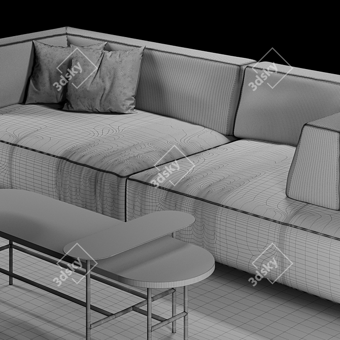 Modern Elegance: Living Divani Metro 2 Sofa
Sleek Sophistication: And Tradition JH7 Table 3D model image 2