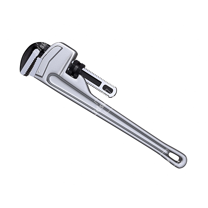 Heavy Duty Pipe Wrench 3D model image 1