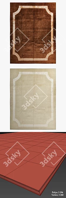 Tibetan Lux Torino Rugs 3D model image 3