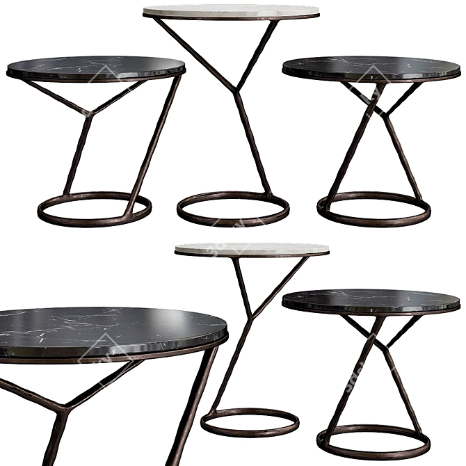 Poliform Ilda Low Coffee Table 3D model image 1