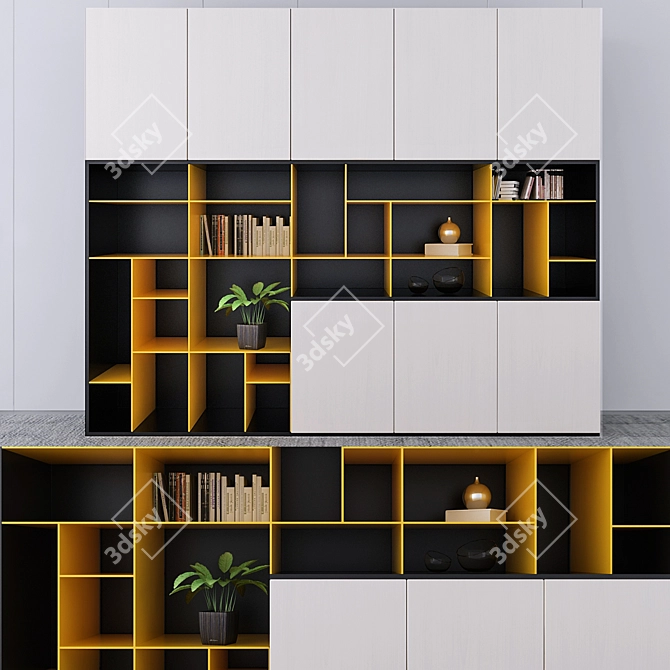 Modern Storage Solution: Amos Matteri Wardrobe 3D model image 1