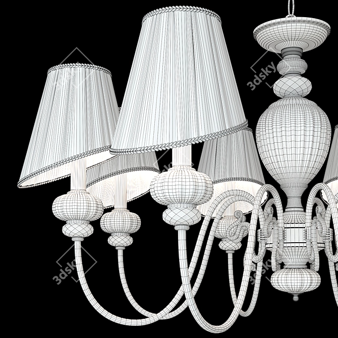 Crystal Lux Alma Pendant Chandelier 3D model image 3