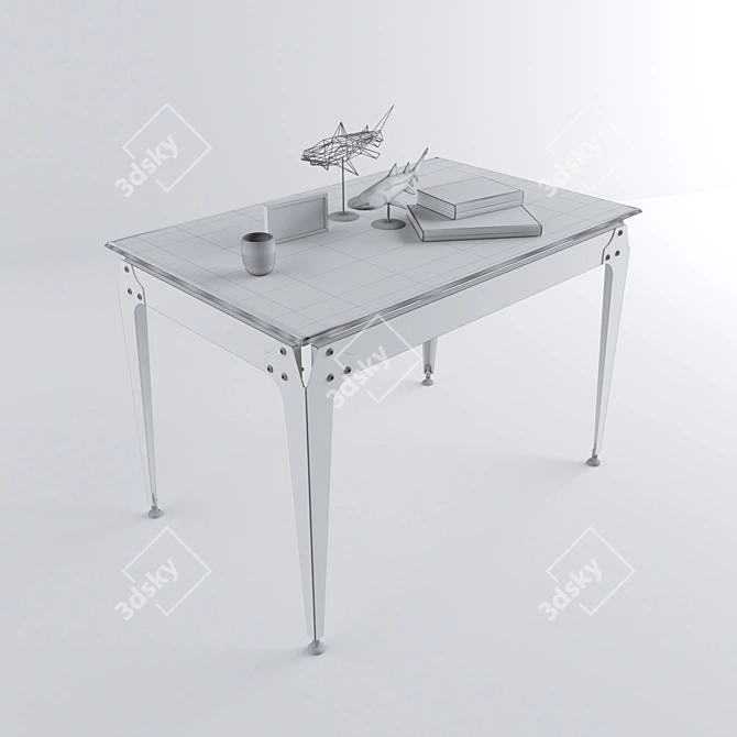 URBAN Dining Table 3D model image 3