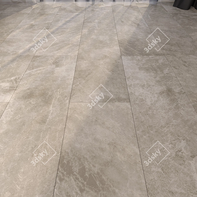 Luxury Marble Floor Tiles 3D model image 1