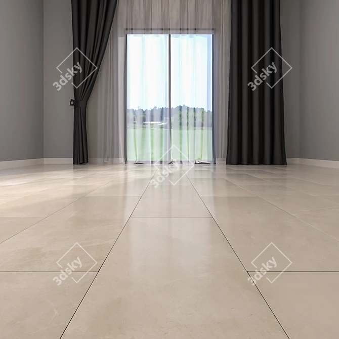 Luxury Marble Floor: HD Texture, 10 Variations 3D model image 2