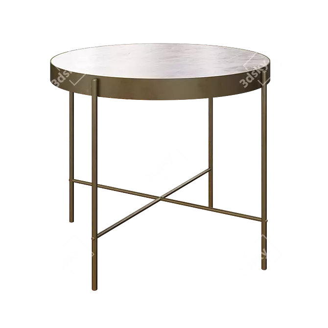 Stylish Loft Design Coffee Table 3D model image 1