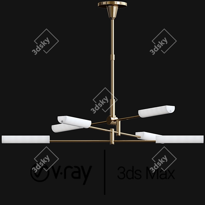 Daley Large Chandelier | Elegant Lighting Option 3D model image 1