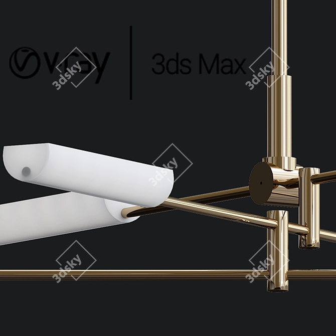 Daley Large Chandelier | Elegant Lighting Option 3D model image 2