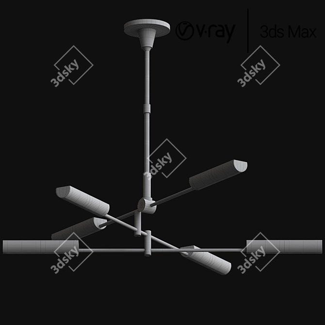 Daley Large Chandelier | Elegant Lighting Option 3D model image 3