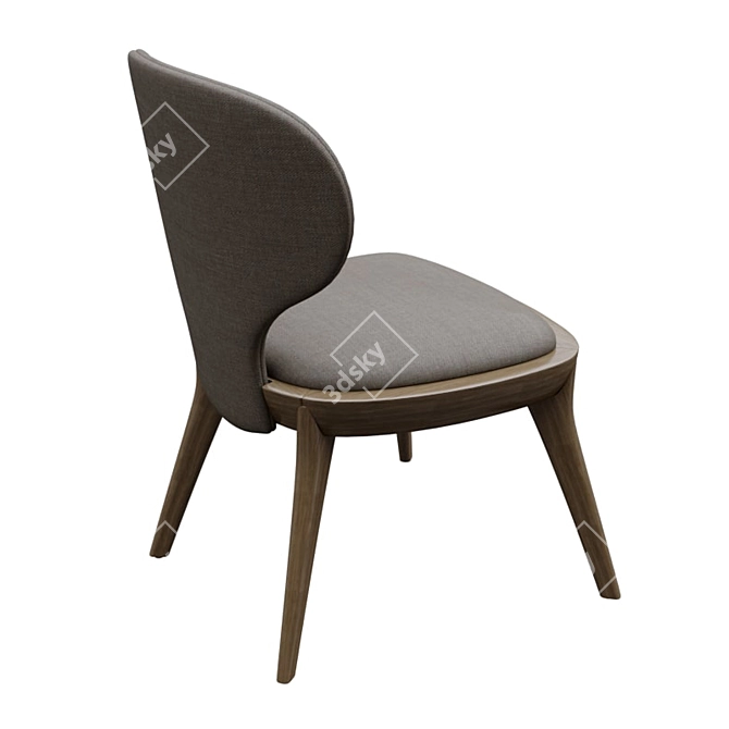 Elegant Clelia Chair: Modern Design 3D model image 2