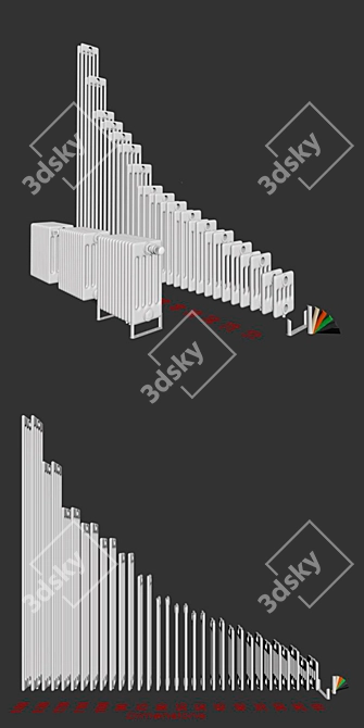 Arbonia Radiators: Efficient Heating Solution 3D model image 3