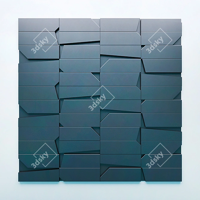 Modern Chic Gypsum Tiles 3D model image 1