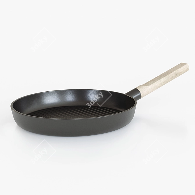 EvaSolo Grill Pan: Simply Perfect! 3D model image 1