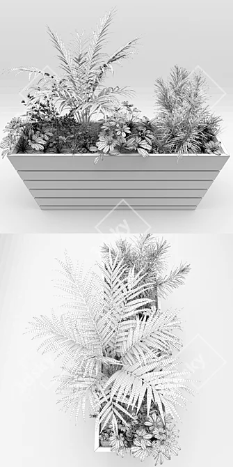 JC Plant 3: Space-Saving Planter Solution 3D model image 3