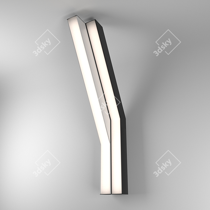 Svetodar Ligna Twix LED Chandelier 3D model image 1