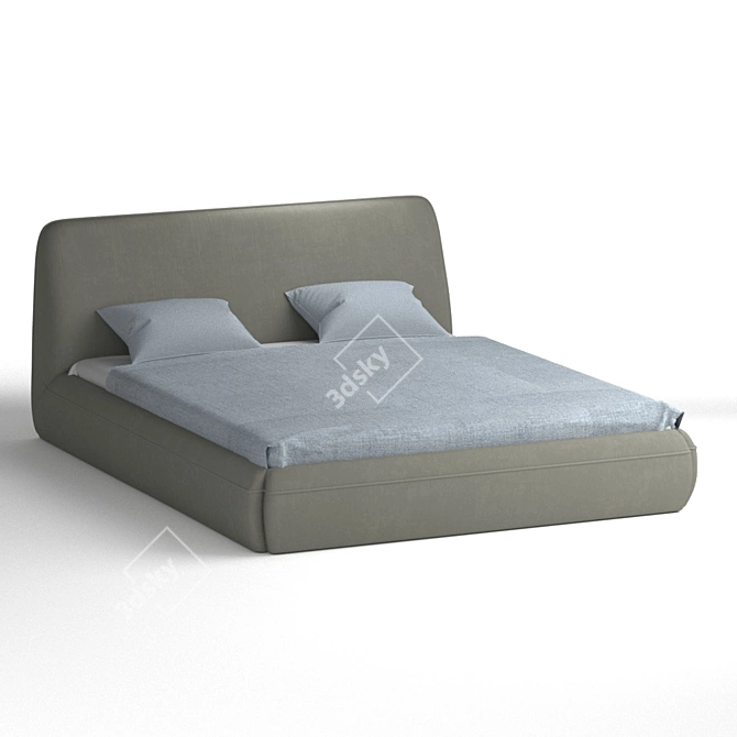Luxury Maranello Bed Signal 3D model image 1