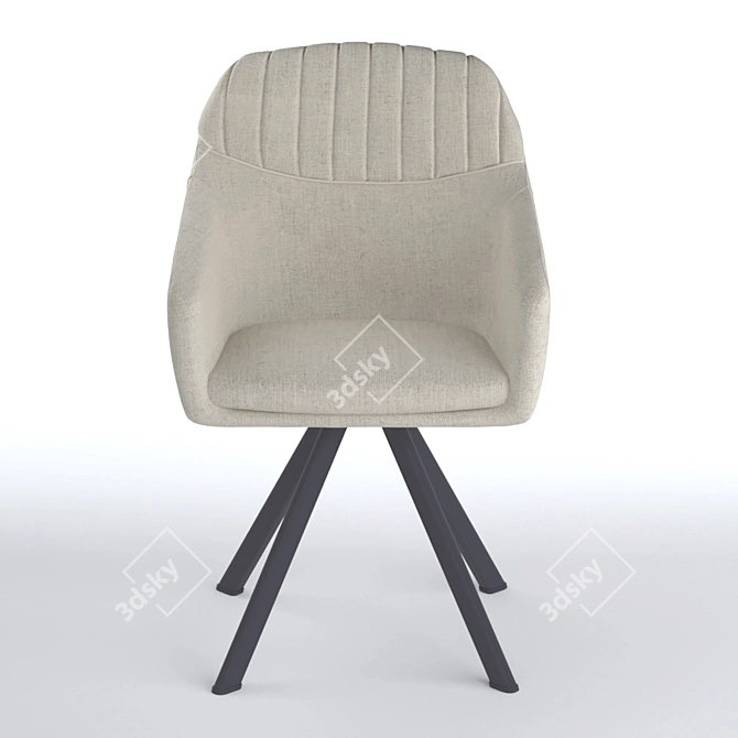 Signal Milton 2: Stylish Armchair 3D model image 2